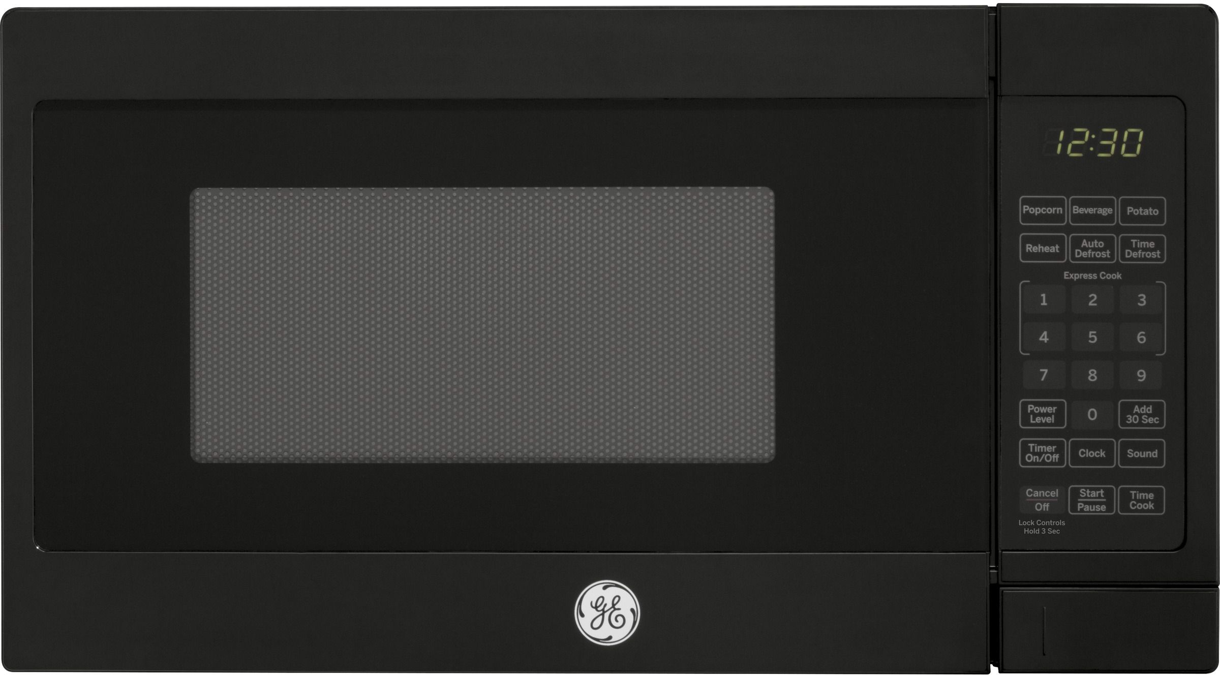 GE® 0.7 Cu. Ft. Black Countertop Microwave-JES1072DMBB