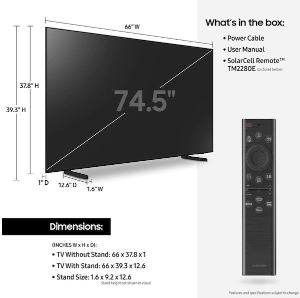 Samsung Q60B Series 65" 4K Ultra HD QLED Smart TV 39
