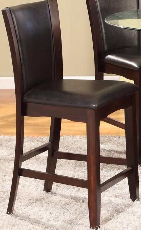 Crown Mark Camelia Dark Brown Counter Height Chair