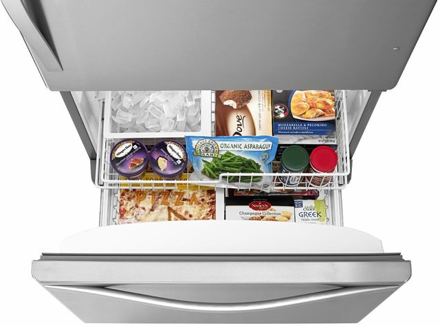 Whirlpool® Gold® 22.07 Cu. Ft. Bottom Freezer Refrigerator-Stainless Steel 25
