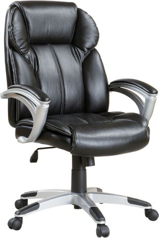 Coaster® Black And Silver Adjustable Height Office Chair