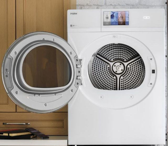 Haier 4.3 Cu. Ft. White Front Load Electric Dryer 3