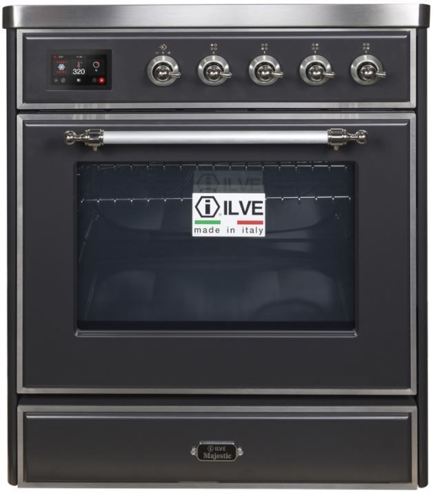 Ilve® Majestic II Series 30" Stainless Steel Free Standing Induction Range 12