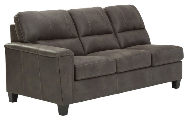 Signature Design by Ashley® Navi 2-Piece Smoke Left-Arm Facing Sleeper Sectional with Chaise-1