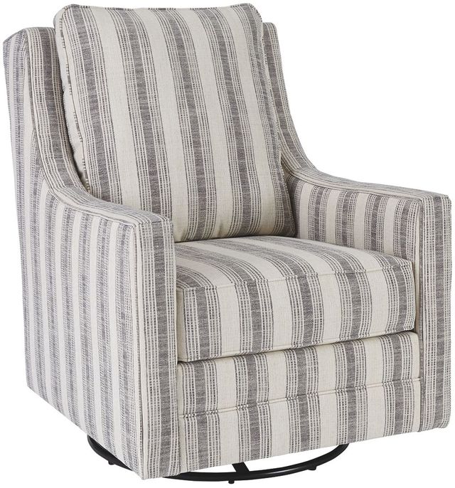 Signature Design by Ashley® Kambria Ivory Swivel Glider Accent Chair 0