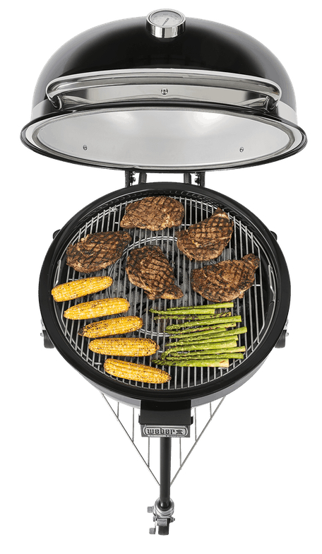 Weber® Grills® Summit® Black Kamado E6 24" Charcoal Portable Grill-2