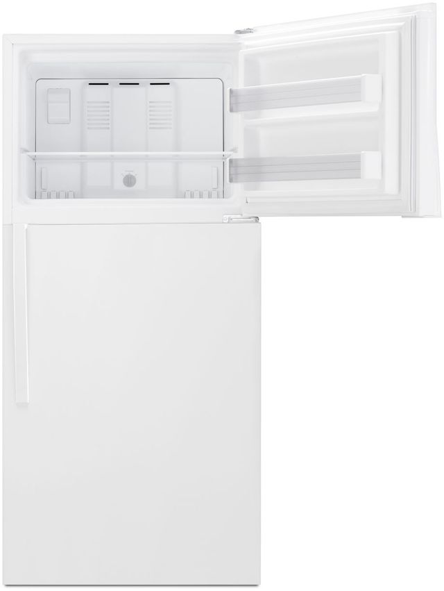 Whirlpool® 19.1 Cu. Ft. Monochromatic Stainless Steel Top Freezer Refrigerator 28