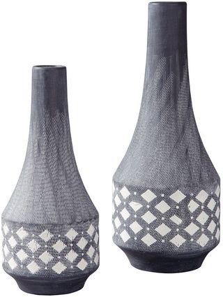 Signature Design by Ashley® Dornitilla Black and White Vase (Set of 2)