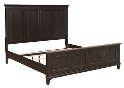 Liberty Allyson Park Wirebrushed Black Forest Queen Panel Bed-0