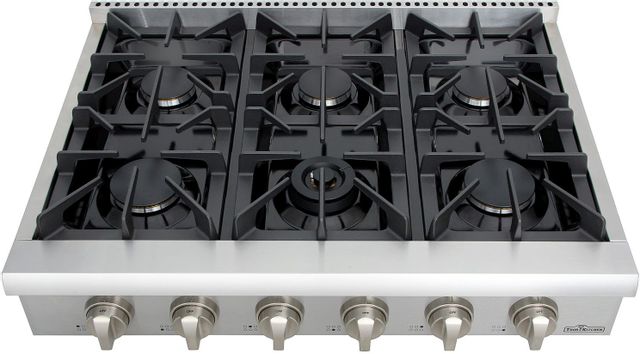 Thor Kitchen® Professional 36" Stainless Steel Gas Rangetop 1