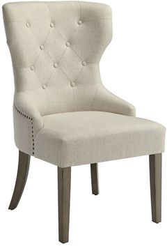Coaster® Florence Beige Tufted Back Dining Chair