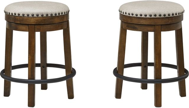 Signature Design by Ashley® Valebeck Brown Counter Height Stool 2