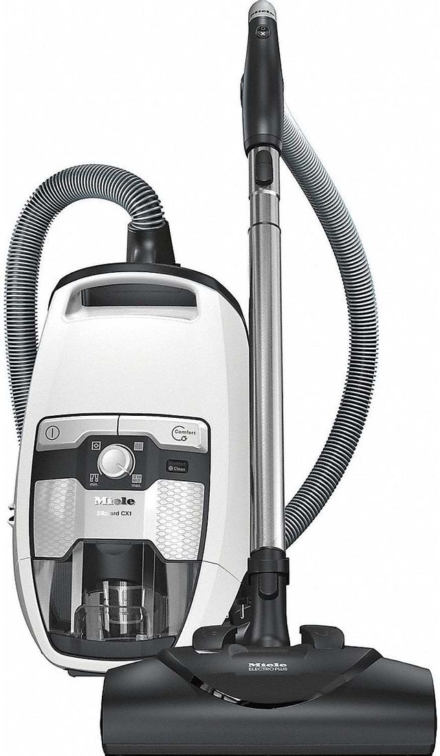 Miele Blizzard CX1 Cat & Dog Lotus White Bagless Canister Vacuum