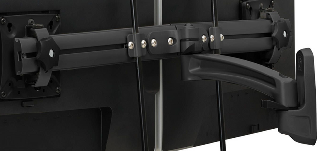 Chief® Kontour™ Black K2W Dual Monitor Array Wall Mount Swing Arm 1