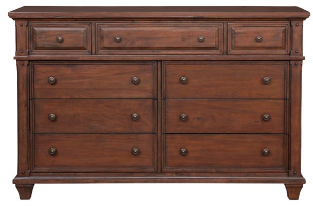 American Woodcrafters 2400 Sedona Cinnamon Cherry Dresser | Mid Tenn ...