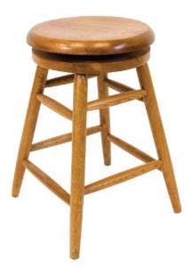 oak backless counter stools