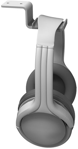 Kanto Black Headphone Hook 1
