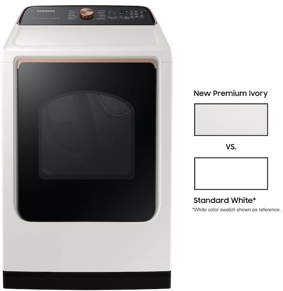 Samsung 7.4 Cu. Ft. Ivory Electric Dryer-1