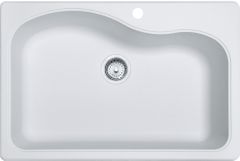 Franke Gravity White Granite Dual Mount Sink