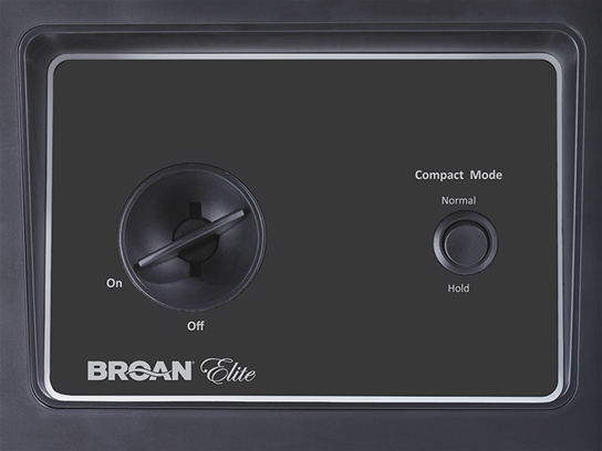Broan® Elite 15" Black Trash Compactor 2