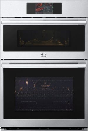 LG Studio 30" Printproof™ Stainless Steel Oven/Micro Combo Electric Wall Oven