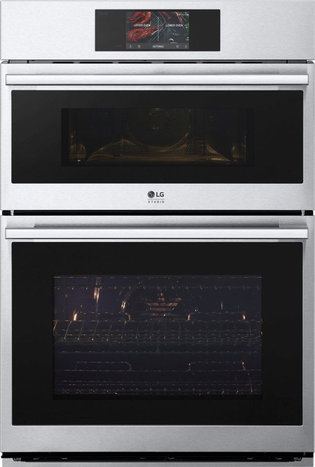 LG Studio 30" Stainless Steel Oven/Micro Combo Electric Wall Oven