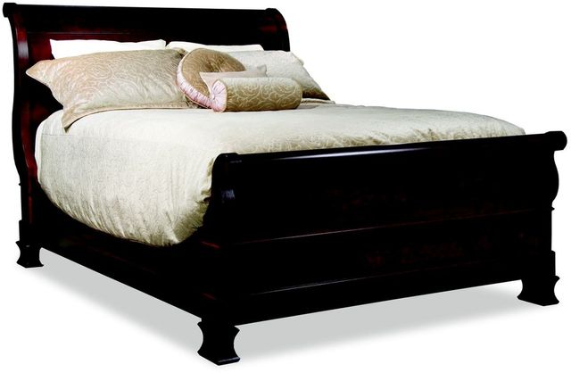 Durham Furniture Solid Accents Bordeaux King Master Sleigh Bed