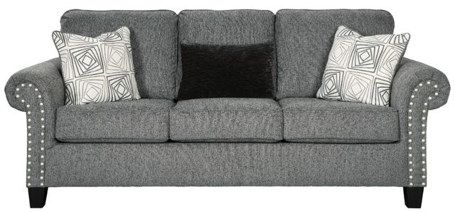 Benchcraft® Agleno 2-Piece Charcoal Living Room Seating Set 1