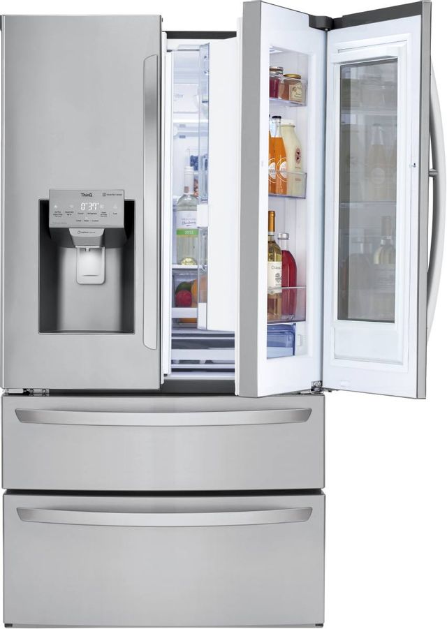 LG 27.6 Cu. Ft. PrintProof™ Stainless Steel French Door Refrigerator 14