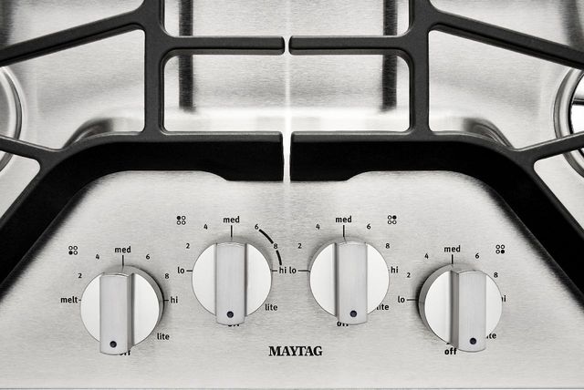 Maytag® 30" Stainless Steel Gas Cooktop-3