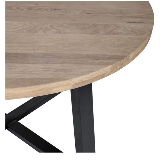 Moe's Home Collection Mila Brown Round Dinning Table 4