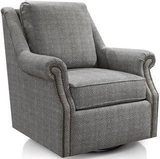 England Furniture Annie Swivel Glider with Nails