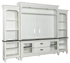 Liberty Allyson Park Charcoal/Wirebrushed White Entertainment Center 