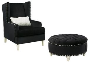 Signature Design by Ashley® Harriotte 2-Piece Chair and Ottoman Set
