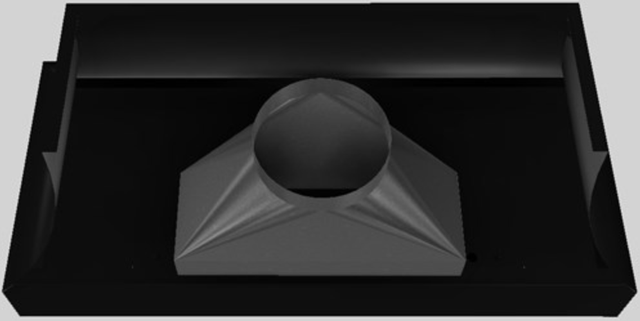 Vent-A-Hood® Designer Series 54" Black Wall Mounted Range Hood-2