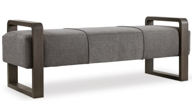 Hooker® Furniture Curata Midnight Upholstered Bench 0