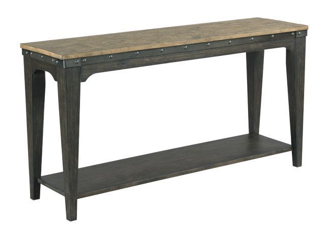 Kincaid® Plank Road Artisan's Stone Hall Console with Charcoal Base-0