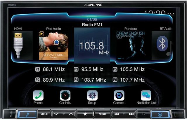 Alpine® 8" Restyle In-Dash Car Digital Media Receiver
