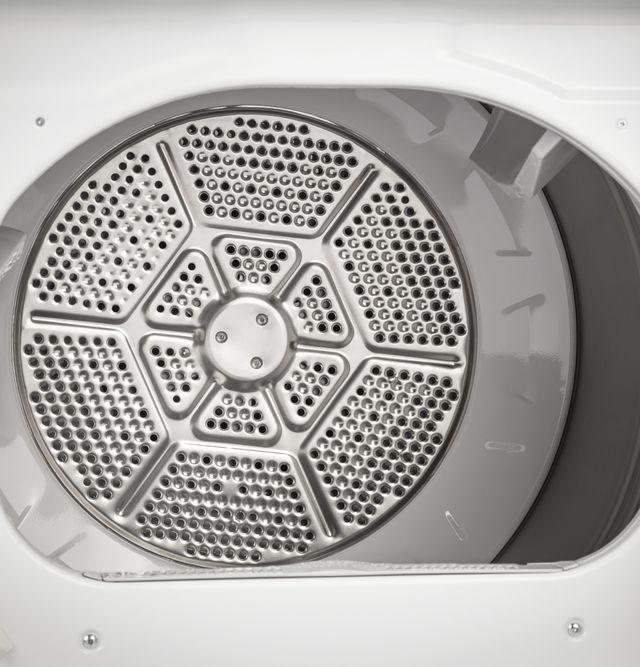 GE® 7.4 Cu. Ft. White Front Load Gas Dryer [Scratch & Dent] 4