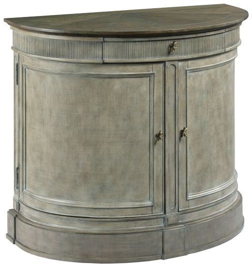 American Drew® Savona Demilune Versaille Finish With Elm Top Bachelor Chest-0