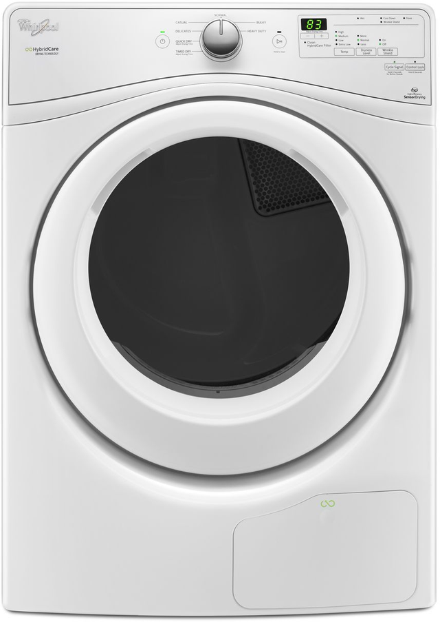 Whirlpool® Front Load Electric Dryer-White