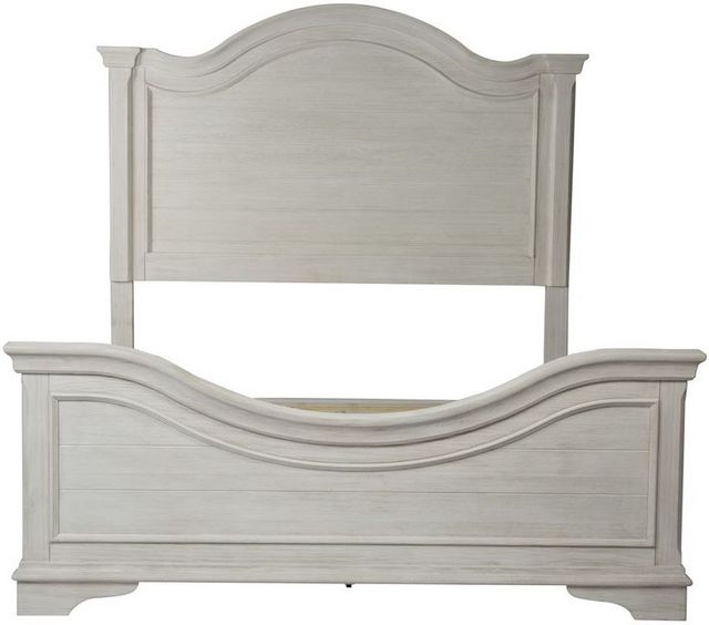 Liberty Bayside Antique White Queen Panel Bed 5