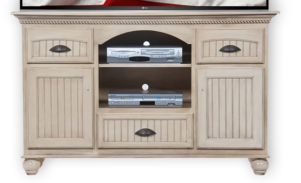 American Heartland Manufacturing Poplar Deluxe TV Stand