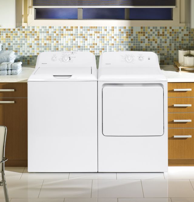 Hotpoint® Top Load Washer-White on White 4