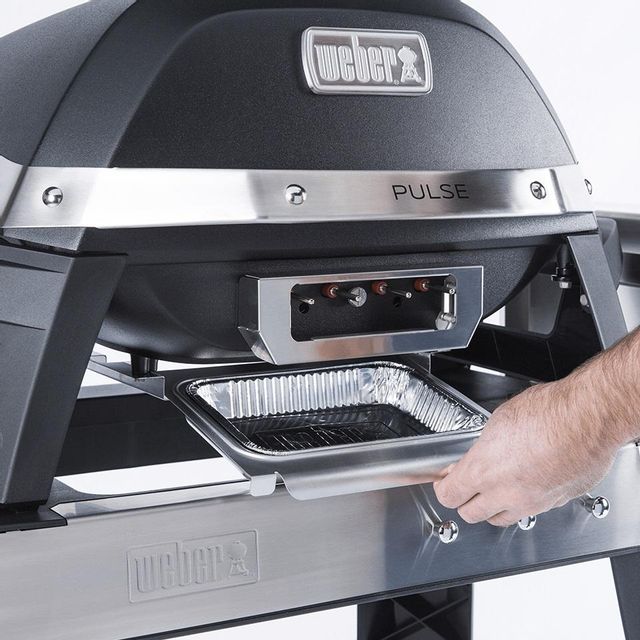 Weber® Pulse 2000 28" Black Electric Tabletop Grill 4