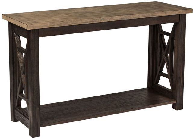 Liberty Furniture Heatherbrook Two-Tone Sofa Table-0
