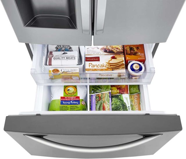 LG 24.5 Cu. Ft. PrintProof™ Stainless Steel French Door Refrigerator 5