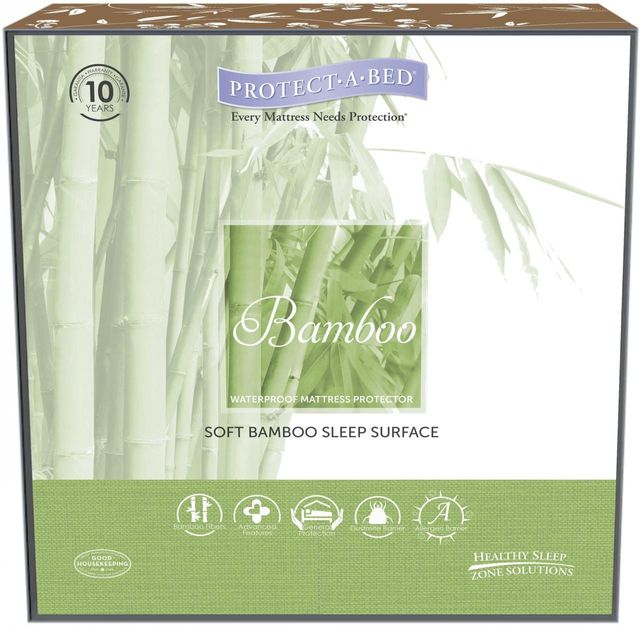 Protect-A-Bed® Naturals Bamboo White Twin Mattress Protector