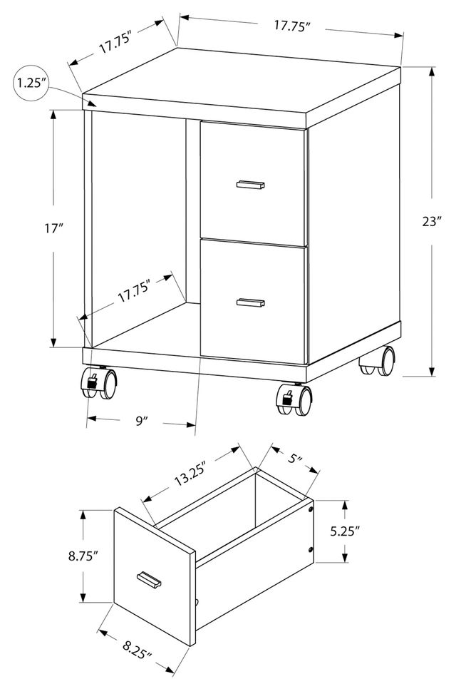 Office, File Cabinet, Printer Cart, Rolling File Cabinet, Mobile ...