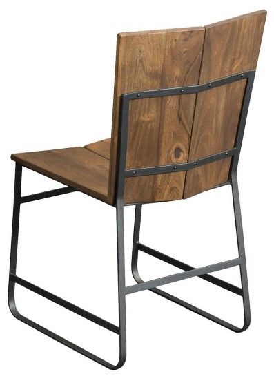Coast2Coast Home™ 2-Piece Sequoia Light Brown Acacia Dining Chair Set 2